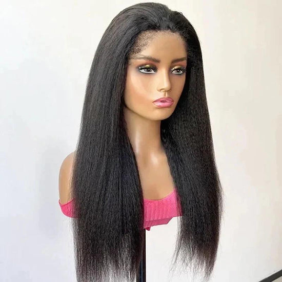 7x5 13x4 4C Edges Perruque HD lace frontale Perruque cheveux humains Kinky straight - SHINE HAIR