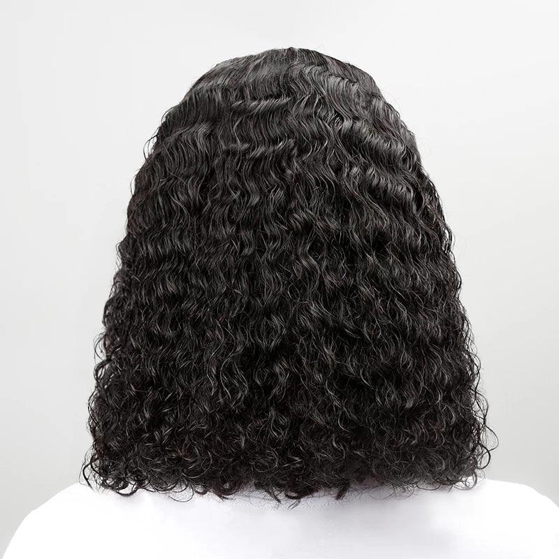 7x5 13X4 Complet Glueless Bob Perruque Sans Colle Wear Go Cheveux humains Bouclés - SHINE HAIR