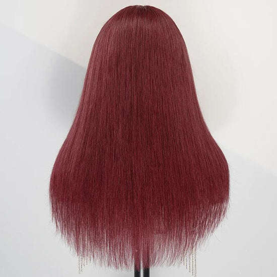 7x5 13x4 Couche 99j Glueless Perruque Sans Colle Soyeux Lisse Frontal Wig - SHINE HAIR