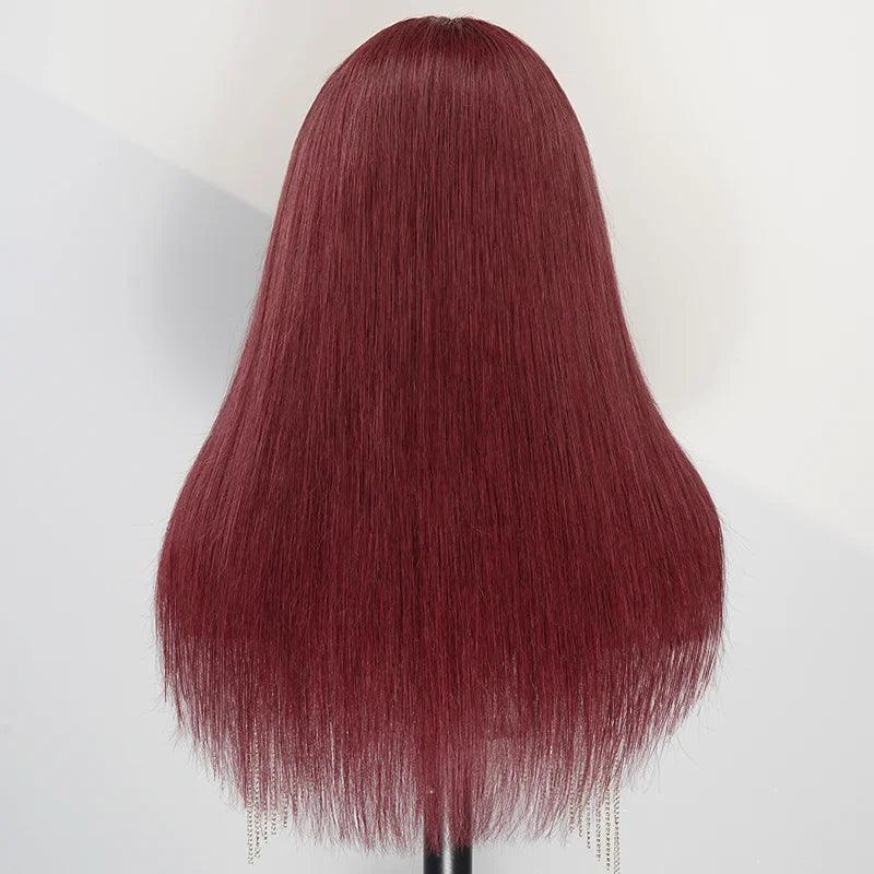 7x5 13x4 Couche 99j Glueless Perruque Sans Colle Soyeux Lisse Frontal Wig - SHINE HAIR