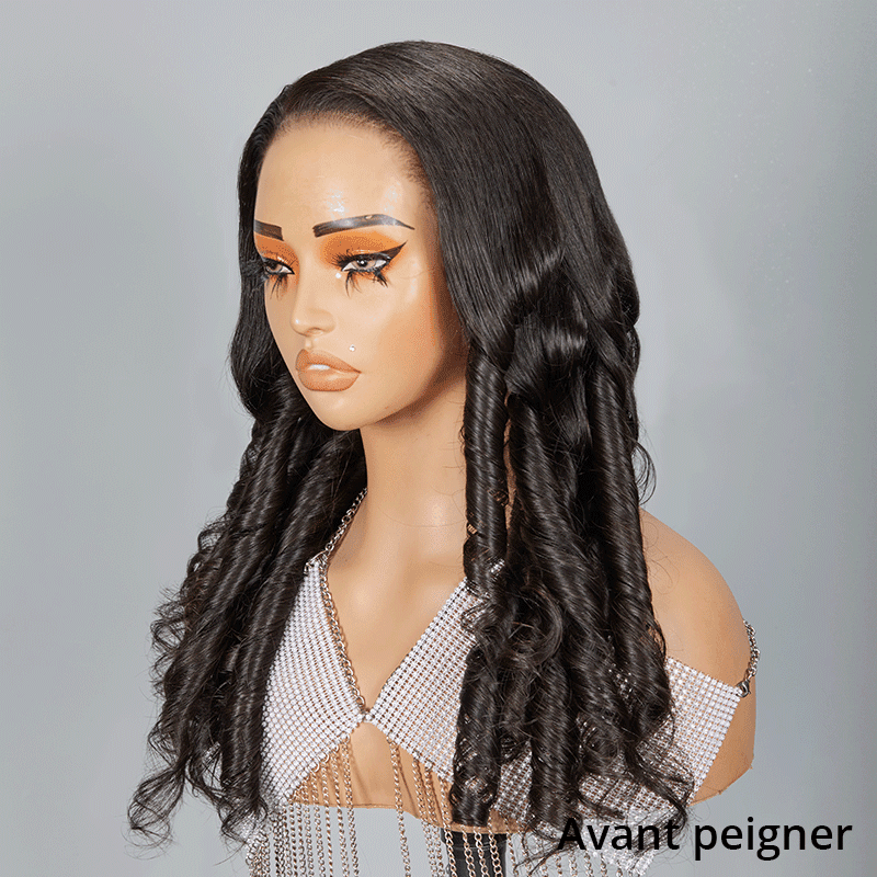 7x5 13x4 Glueless C Partie Pré-blanchis Body Wave Wear Go Perruque sans colle - SHINE HAIR