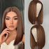 7x5 13x4 Glueless Chocolate Brown Bob Perruque Sans Colle Wear Go Lisse - SHINE HAIR