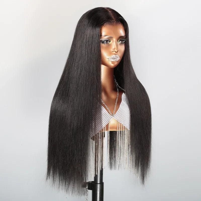 7x5 13x4 Glueless Pré-pêches Wear Go Lisse Perruque Sans Colle Frontal Wig - SHINE HAIR
