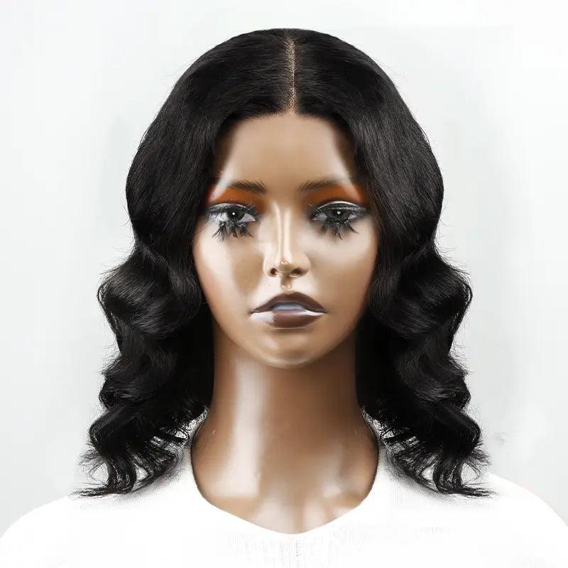 7x5 13x4 Pré-pêches Glueless Bob Perruque Sans Colle Cheveux Humains Body Wave - SHINE HAIR