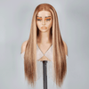 7x5 Glueless Blonde Highlight Perruque Sans Colle Straight Cheveux Humains - SHINE HAIR