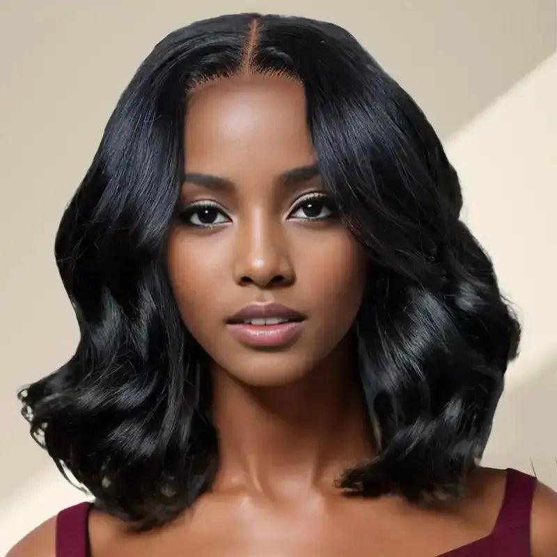 7x5 Glueless Bob Perruque Sans Colle Wear Go Cheveux Humains Body Wave - SHINE HAIR