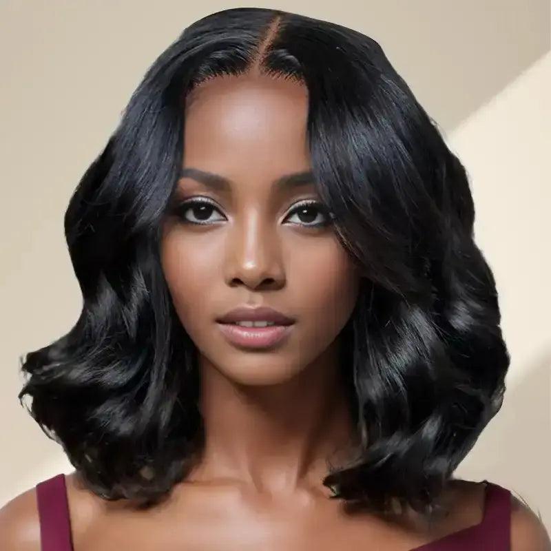 7x5 Glueless Bob Perruque Sans Colle Wear Go Cheveux Humains Body Wave - SHINE HAIR