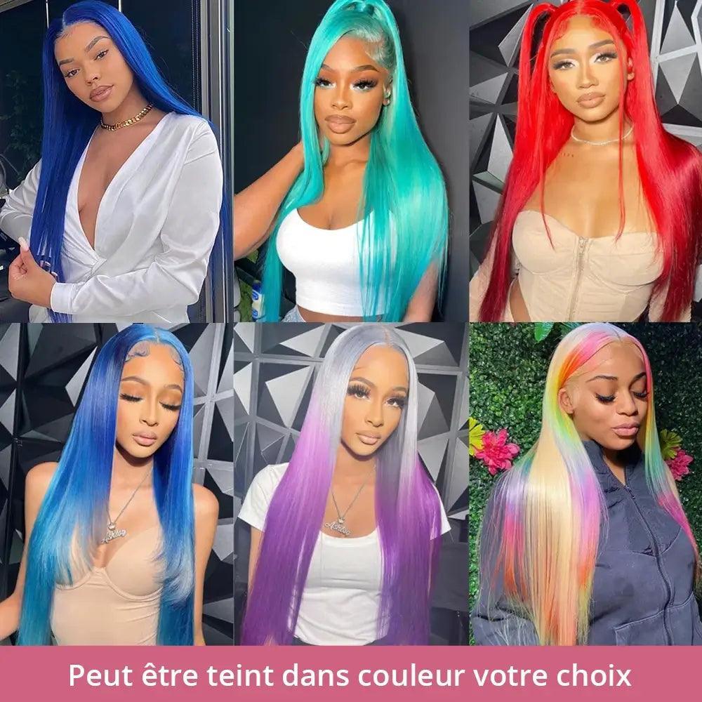 7x5 Glueless Perruque Couleur #613 blonde Straight Cheveux Humains - SHINE HAIR