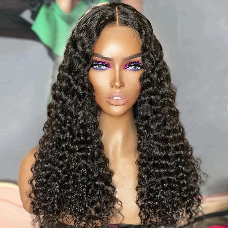7x5 Glueless Perruque Sans Colle Wear Go Cheveux Humains Bouclés - SHINE HAIR