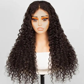 7X5 Glueless Perruque Sans Colle Wear Go Cheveux Humains Brésilien Deep Wave - SHINE HAIR