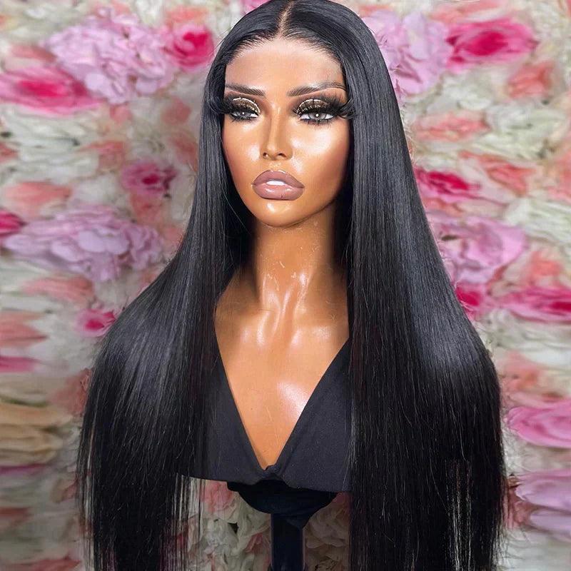 7X5 Glueless Perruque Sans Colle Wear Go Cheveux Humains Lisse - SHINE HAIR