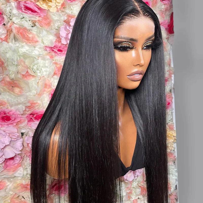 7X5 Glueless Perruque Sans Colle Wear Go Cheveux Humains Lisse - SHINE HAIR