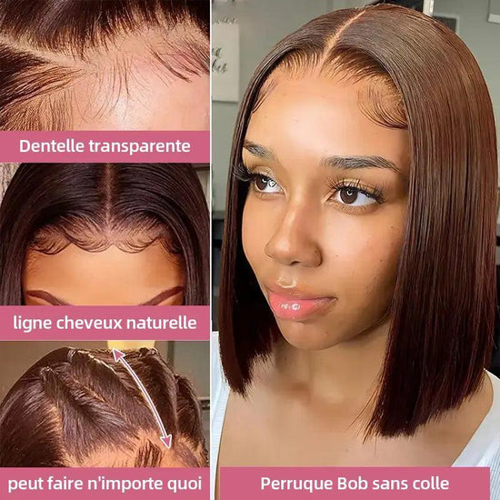 7x5 Glueless Perruques sans colle Mélange Promotionnel Cheveux Humains - SHINE HAIR