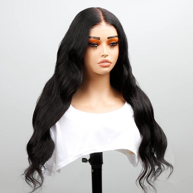 7X5 Pré-pêches Glueless Bleached Knots Wear Go Body Wave Perruque sans colle - SHINE HAIR