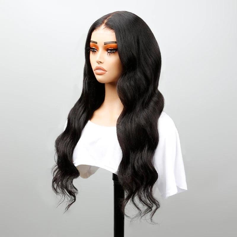 7X5 Pré-pêches Glueless Bleached Knots Wear Go Body Wave Perruque sans colle - SHINE HAIR