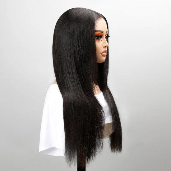 7x5 Trendy Layered Cut Pré-épilé Glueless Lisse Lace Frontal Perruque sans colle - SHINE HAIR