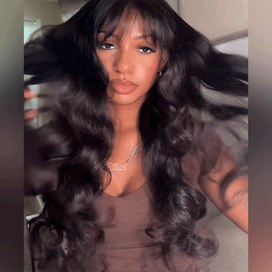 Adapté Aux Débutants Glueless Wear Go 4x4 Perruque Sans Colle Frange Brésilien Body Wave