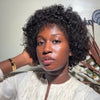 Perruque Afro Curly 13x4 Prête à Poser Avec Baby Hair Naturels 100% Human Hair Perruque Courte
