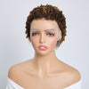 Chic Perruque Afro Kinky Curly Noir 13x4 Sans Colle Cheveux Courts Bouclés Portez Et Partez