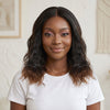 Perruque Bob Wavy 4x4 Glueless Ombré Brun Élégant Prête à Poser Ondulé Wear &Go