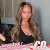 𝟐ᵉ 𝐩𝐞𝐫𝐫𝐮𝐪𝐮𝐞 𝐚̀ 𝟎€🔥Glueless Pré-épilé Couleur Mèches Blondes Ombré 13x4 Perruque Sans Colle Body Wave 250% Densité