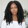 Crochet Dreadlocks Papillon Perruque Synthétiques Bob Tout En Dentelle Femmes Africaines