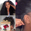 Frontal 360 Brazilian lace wig curly human hair