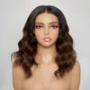 Magnifique Glueless Ombre Brun Bob Wear Go 5x5 Perruque Sans Colle Cheveux Humains Ondulé