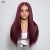 Luxueux Sans Colle Perruque Bone Straight Noir Vietnamienne 300% Densité Lisse