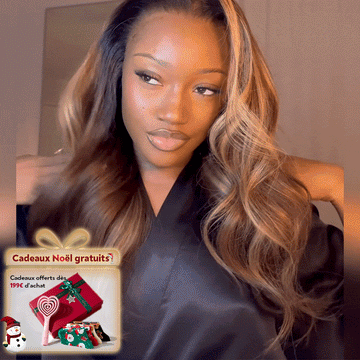 Glueless Sans Nœud Couleur Highlight Ombré 13x4 Perruque Sans Colle Body Wave