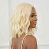 Teignable Wig Bob Blond 613 Haute Coiffure Look Polyvalent Création Unique sur Mesure