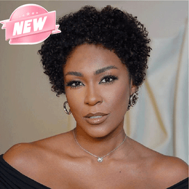 𝐏𝐫𝐞̂𝐭 𝐞𝐧 𝟐𝟒𝐡⚡Glueless Easy-Wear Chic Sans Effort Laine Bouclée Perruque Sans Colle