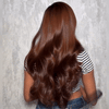 Glueless Luxueux Texture Parfaite Couleur Brun Cuivré 13x4 Perruque Sans Colle Body Wave