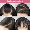 Pour Débutants Glueless Couche Yaki Lisse Wear Go Bob 7x4 Perruque Sans Colle