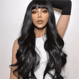 9x6 Glueless perruque sans colle à frange cheveux humains brésilien body wave - SHINE HAIR