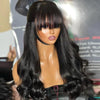 9x6 Glueless perruque sans colle à frange cheveux humains brésilien body wave - SHINE HAIR