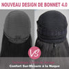 Sangle Réglable Soyeux Glueless Nœuds Blanchis Wear Go 13x4 Perruque Sans Colle