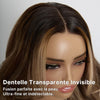 Ondulée Balayage Mèches Blondes Perruque Sans Colle Prête-à-Porter Lace Frontale Cheveux 100% Humains