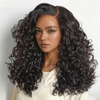 Volumineuse Et Fournie Glueless Couché 5x5 Perruque Sans Colle Boucles Rebondissantes 300% Densité