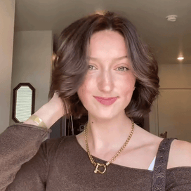 4×4 Glueless Magnifique Ondulé Couleur Brun Chocolat Bob Perruque