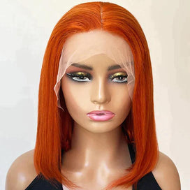 Bob Perruque Couleur #350 straight 13x4 lace frontale - SHINE HAIR