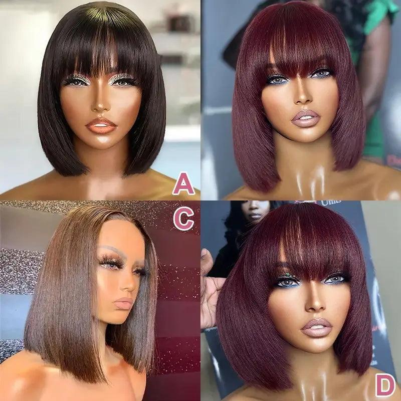 Bob perruques mélange promotionnel real cheveux humains - SHINE HAIR