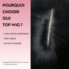 Silk Top Wig Glueless Cuir Chevelu Respirant Bob Mignon Perruque Sans Colle Lisse