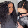 Glueless Séparation Libre Nœuds Pré-blanchis Wear Go Bouclé 13x4 Perruque Sans Colle
