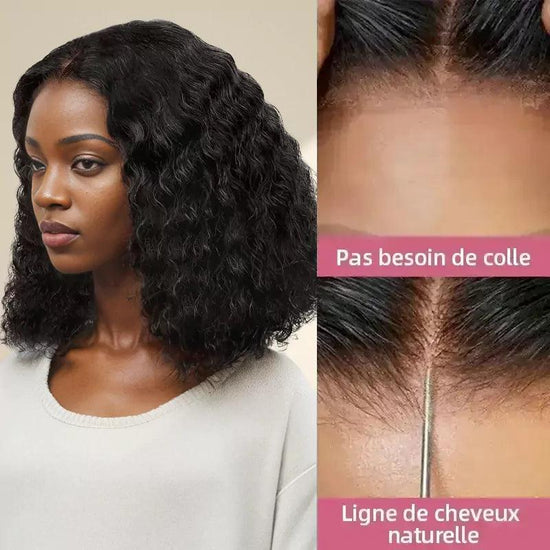 Double Bouclée 7x5 Glueless Confortable Liasse Perruques Sans Colle €100 Réduction - SHINE HAIR