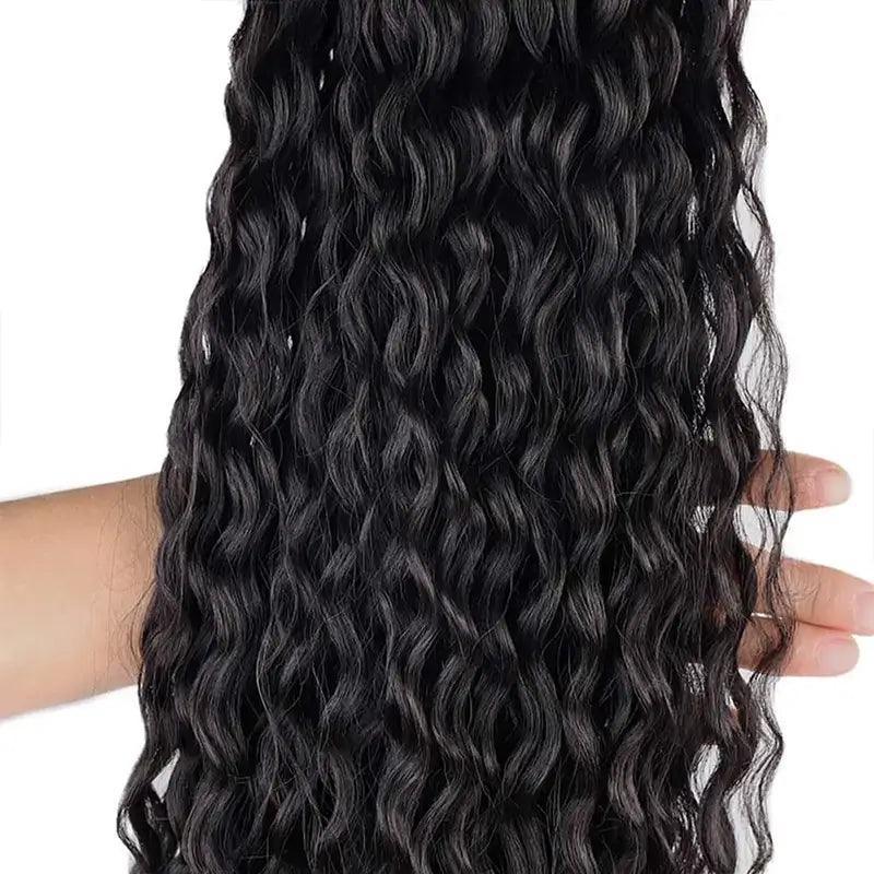 Extension cheveux humains Water Wave Ponytail Queues cheval hautes - SHINE HAIR