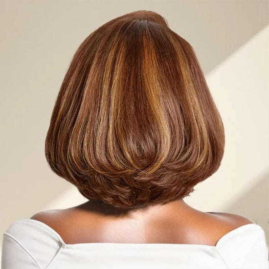 Fête La Reine Uniquement 7x5/13x4 Glueless Bob Liasse Perruques Sans Colle €100 Réduction - SHINE HAIR