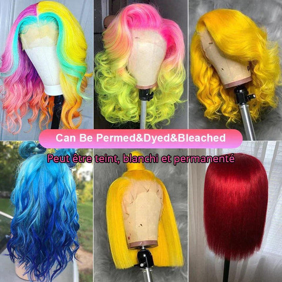 Offre Fraîcheur 13x6 T Partie Bob Perruque Blonde Dentelle Frontale Cheveux Humains - SHINE HAIR