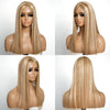 Postiche Top Piece Balayage 8/613 - Dentelle 5x5 - Coupe Dégradée Fluide Hair Topper (Non Perruque)