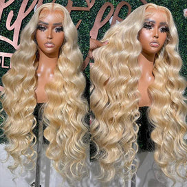 Perruque Couleur #613 Blonde Body Wave Cheveux Humains - SHINE HAIR